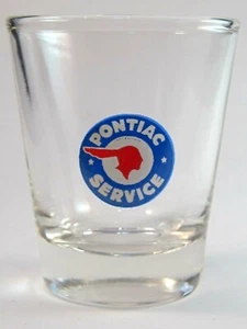 Pontiac Schnapsglas mit Indian Chief Pontiac Service Logo 2 oz. Logo 1950-60er Jahre - Bild 1 von 2
