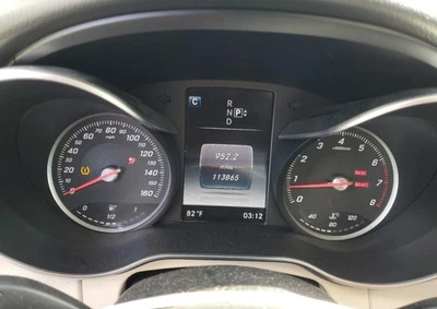 2015 C 级 OE 速度计集群 113K 英里梅赛德斯-奔驰 — 第 1/4 张图片