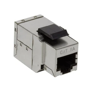 LogiLink NK4010 Keystone Verbinder RJ45 Cat.6A Kupplung 19" voll geschirmt - Bild 1 von 2