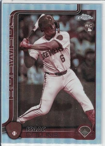 2025 Topps Chrome - Isaac Collins #92 Sepia Refractor (RC) - Picture 1 of 2