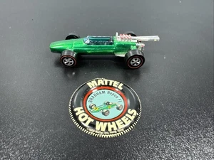 Hot Wheels Redline HK Green w/Black Int. Brabham Repco F1 W/button - Picture 1 of 15