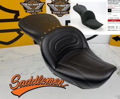 Saddleme 96-03  Harley Dyna Wide Glide FXDWG Seat Wide Glide  OEM - Image 1 of 4