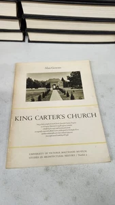 KING CARTER'S CHURCH -  Alan Gowans Architectural History 1969 Paperback  - Picture 1 of 8