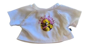 Build A Bear It's A Girl White T-Shirt Gender Reveal  - Picture 1 of 4