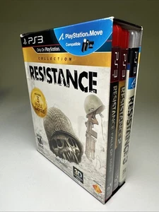Resistance Trilogy Collection PS3 (Sony Playstation 3, 2011) Completo CIB - Foto 1 di 22