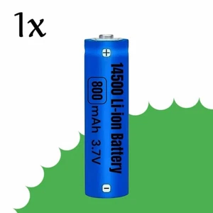 Lithium Ionen Akku 3,7 V 800 mAh Typ 14500 Li ion 50 x 14 mm wie AA Größe - Bild 1 von 1