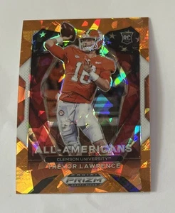 TREVOR LAWRENCE 2021 Prizm Draft Picks All American #181 Orange Ice Prizm RC 🏈 - Picture 1 of 2