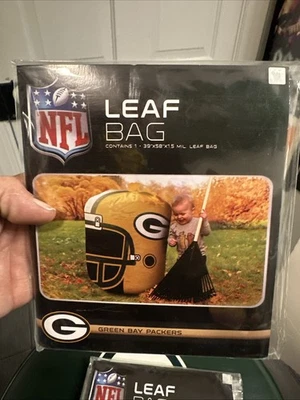 NFL Green Bay Packers Stuff-A-Helmet Lawn & Leaf Bag, Grande/57 Galões - Imagem 1 de 3