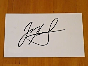 Jim Haslett signed New Orleans Saints NFL Index Card JSA - Picture 1 of 1