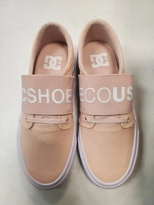 DC Trase TX Skate Shoes Light Pink/White Womens *Size 5* (F9B-2308) - Picture 1 of 9