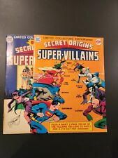 DC Secret Origins and More Secret Origins Super Villains Treasury - 2 book lot