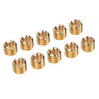10pcs 1/4 Inch To 3/8 Inch Convert Screw Adapter For DSLR Camera Camcorder $d