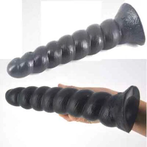 DILDO ventosa anale plug anal BUTT sex ANAL toy butt nero unicorno sexy silicone - Foto 1 di 5