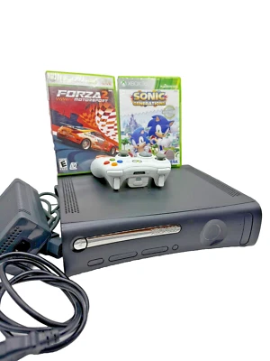 Authentic Xbox 360 Pro / Elite Black 120GB HDD+ US Seller/ HDMI/PRE-OWNED/TESTED - Image 1 of 4