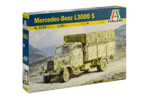 ITALERI 1:35 KIT MILITARY VEHICLES CAMION MERCEDES-BENZ L3000 S ART 6558 - Foto 1 di 1