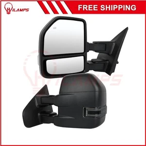 Espejos retrovisores térmicos eléctricos para remolque Ford F150 F-150 2004-2014 luz de charco señal de giro - Imagen 1 de 9