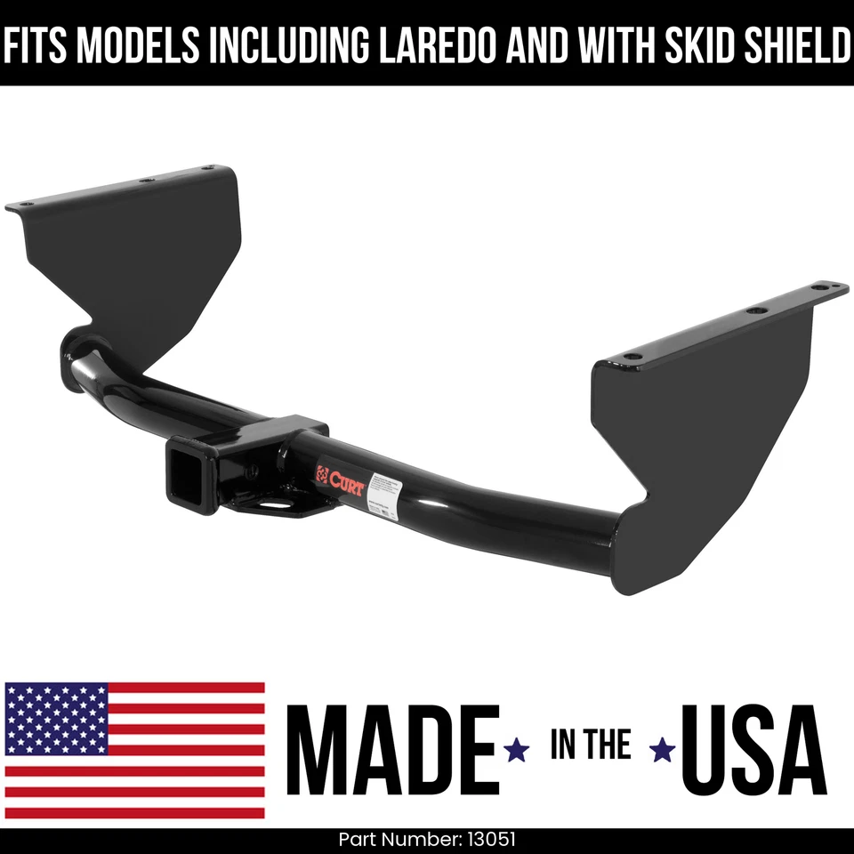 Сцепное устройство для прицепа 00–04 Jeep Grand Cherokee подходит для всех моделей буксировки Curt 5K 2 дюйма 13051 - Изображение 1 из 1