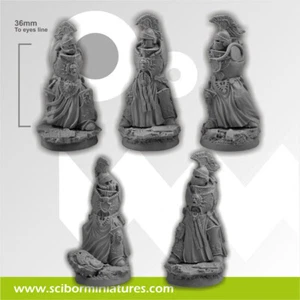 Scibor Miniatures SF Roman Legionaries Bodies Set3 (5) New - Picture 1 of 1