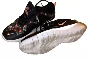 ZAPATOS FLORALES NIKE NIÑAS (USADOS) EE. UU. TALLA 3.5 NIÑAS/AT4112-001 - Imagen 1 de 5