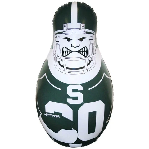 Michigan State Spartans Tackle Buddy Inflatable Punching Bag [NEW] Bop Balloon Cover