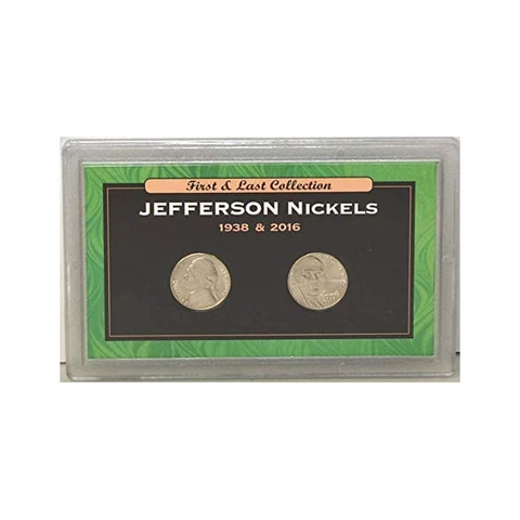 American Coin Treasure First & Last Jefferson Nickels Collection 1938 & 2016 Cover