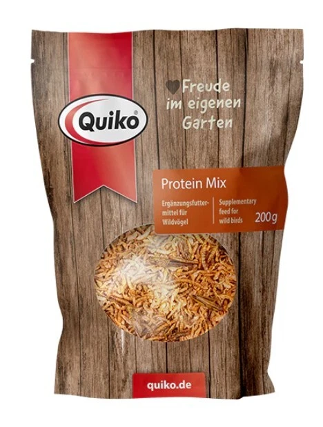 Quiko Vogelfutter Protein Mix: Ergänzungsfuttermittel für Wildvögel  200g - Bild 1 von 1