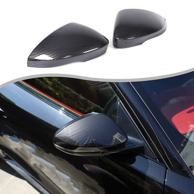 Fit for Jaguar F-type 2013-2016 Side Rearview Mirror Cover Cap 2PCS Carbon Fiber Foto 1 de 4