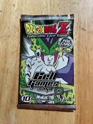 Dragon Ball Z CCG Cell Games Saga 10 Card Booster Pack 2000, Sealed - Image 1 of 3