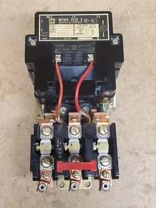 Square D 8536SE01S Size 3 120V Coil Motor Starter. - Picture 1 of 10