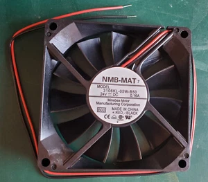 1 Stück NMB Lüfter 3106KL-05W-B50 DC24V 0,16A LÜFTER AXIAL 80X15 MM - Bild 1 von 4