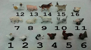 16 Tiere Terracotta Schaf für Hirten 10 CM Krippe Hirten Crib Animal - Bild 1 von 1