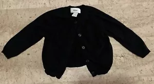 Old Navy Mädchen 12-18m Monate schwarze Strickjacke Urlaub Pullover - Bild 1 von 3
