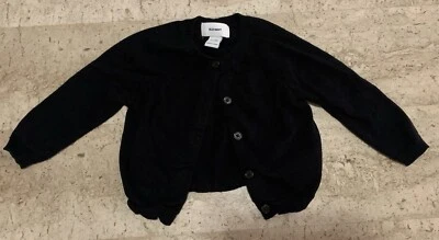 Cárdigan suéter navideño negro de 12-18 m para niñas azul marino antiguo Foto 1 de 3