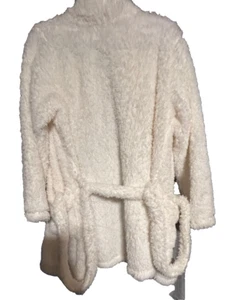 Natori weißer Fleece Hausmantel Gr. Lg/XL - Bild 1 von 3