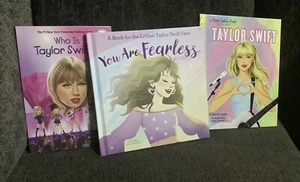 Taylor Swift 3 books: You are Fearless, Who Is Taylor Swift , Taylor Swift -NEW - Picture 1 of 7