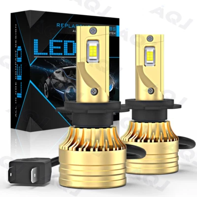 For Mercedes-Benz ML350 2003-2015 Super White H7 LED Headlight Low Beam Bulbs 2x Foto 1 de 4