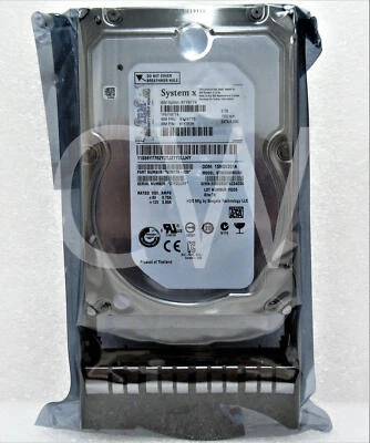 81Y9775 81Y9774 81Y3838 IBM SYSTEM X 3TB 7200RPM 6Gbps 3.5" SATA HDD Hard Drive - Image 1 of 2