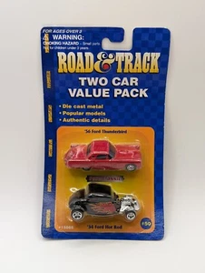 Maisto - Road Track ˈ56 Ford Thunderbird - ˈ34 Ford Hot Rod #50 - Picture 1 of 2