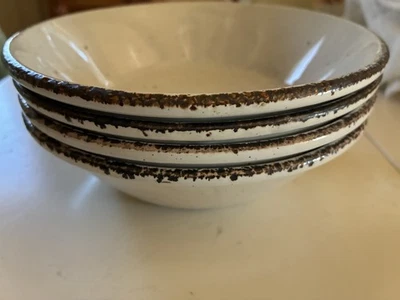 Midwinter Stonehenge Creation Juego de 4 cuencos de cereal de 6,5" de diámetro COMO NUEVO ESTADO Foto 1 de 3