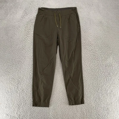 REI Pants Womens Medium Olive Green Nylon Stretch Hiking Travel Jogger Trail - Image 1 of 4