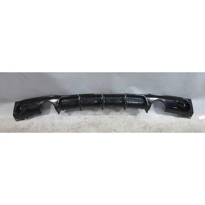 12-18 BMW F30 335i 340i Rear M Sport Bumper Diffuser Gloss Black Aftermarket - Image 1 of 4