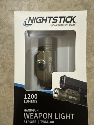 New In Box Nightstick Olive Drab Green TWM-30F Weapon Light 1200 Lumens