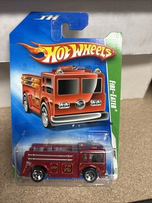 NIP Hot Wheels Treasure Hunt  T-Hunt ‘09 FIRE-EATER 4 of 12 Red P2354. 046/166 - Image 1 of 4