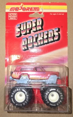 Majorette Super Rockers 2010 Series Red Jeep Wagoneer Roarin Monster Rare New - Image 1 of 4