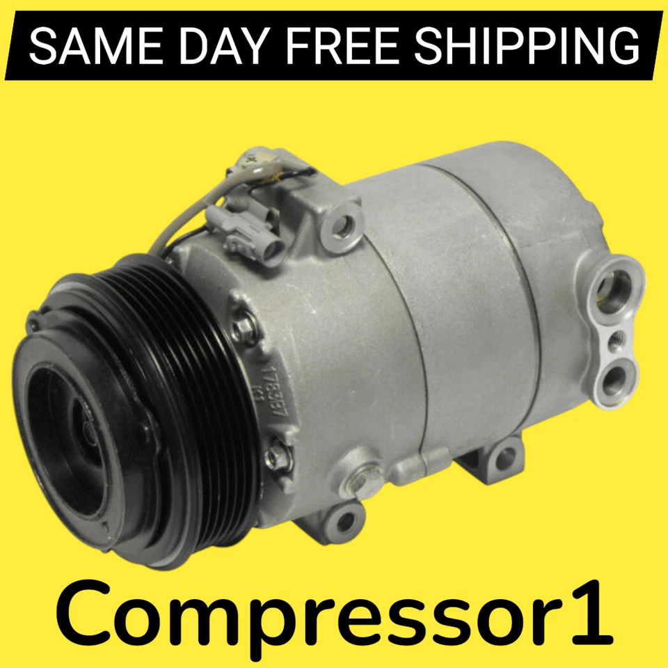 AC Compressor Pontiac Vibe 1.8L 2003 2004 2005 2006 2007 2008 - Image 1 of 4