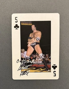 1999 Topps WCW/nWo Playing Card-Scott Hall Razor Ramon-5 of Spades-WWE WWF-RARE - Picture 1 of 2