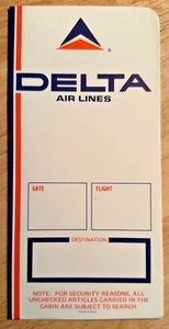 Delta Airlines vintage airline ticket holder/jacket - Picture 1 of 1