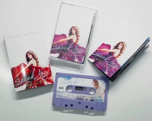 Taylor Swift Speak Now Purple Dress Red Dress 2010 Deluxe Edition fansmade tape - Picture 1 of 6