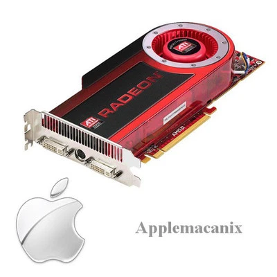 NEW Apple Mac Pro ATI Radeon HD4870 1GB DVI PCIe PCI-Express Video Graphics Card - Image 1 of 2