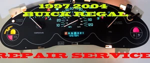1997 TO 2004 BUICK REGAL INSTRUMENT CLUSTER REPAIR SERVICE "DISPLAY REPAIR - Picture 1 of 1